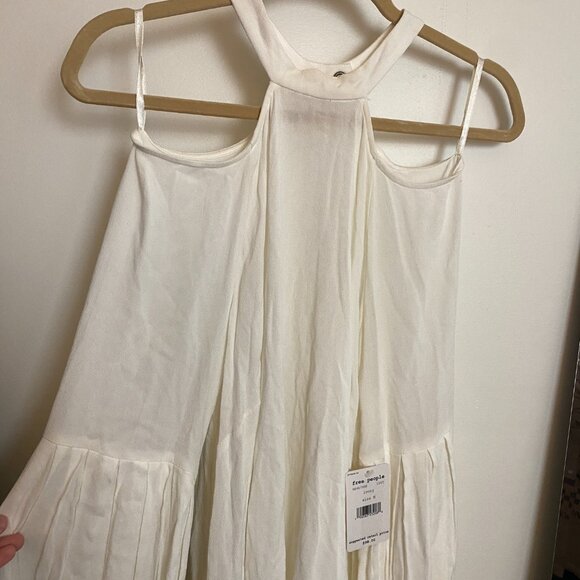 Women's NWT Free People Drift Away Cold Shoulder Long Sleeve Bohemian Blouse - Picture 10 of 11